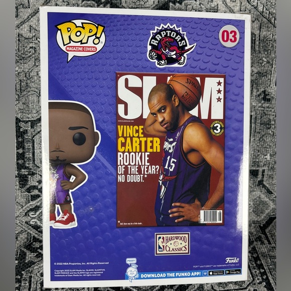 Vince Carter (Toronto Raptors) Funko Pop! NBA SLAM Magazine Cover - Picture 3 of 6